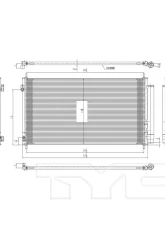 TYC Genera A/C Condenser Acura TL 2009-2014                                     - 3766 - Image 3
