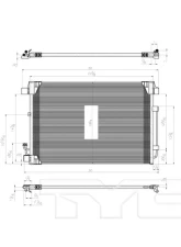 TYC Genera A/C Condenser Nissan                                     - 3774 - Image 3
