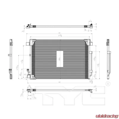 TYC Genera A/C Condenser Nissan - 3774