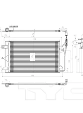 TYC Genera A/C Condenser                                     - 3786 - Image 4