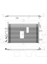 TYC Genera A/C Condenser                                     - 3788 - Image 3