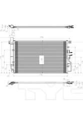 TYC Genera A/C Condenser                                     - 3789 - Image 4