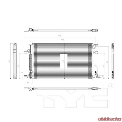 TYC Genera A/C Condenser - 3794