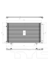 TYC Genera A/C Condenser                                     - 3869 - Image 4