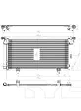 TYC Genera A/C Condenser Subaru 2010-2014                                     - 3885 - Image 4