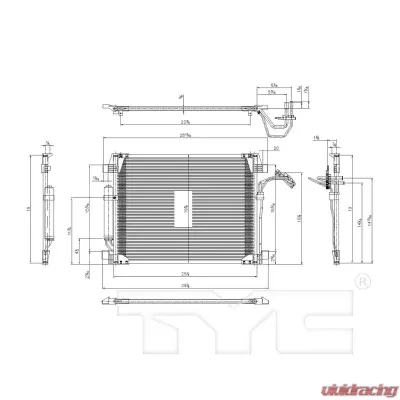 TYC Genera A/C Condenser Infiniti - 3895
