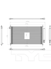 TYC Genera A/C Condenser                                     - 3965 - Image 3