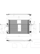 TYC Genera A/C Condenser                                     - 3982 - Image 3