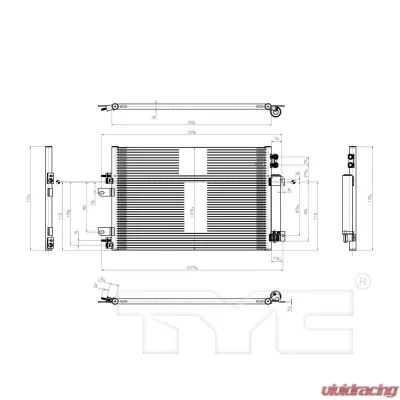 TYC Genera A/C Condenser - 3982