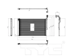 TYC Genera A/C Condenser