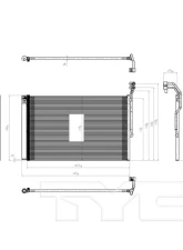 TYC Genera A/C Condenser                                     - 3992 - Image 3