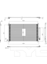TYC Genera A/C Condenser Honda CR-V 2012-2016                                     - 3997 - Image 3