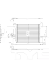 TYC Genera A/C Condenser Volvo                                     - 3998 - Image 2