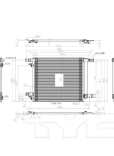 TYC Genera A/C Condenser Cadillac SRX 2010-2015                                     - 4055 - Image 3
