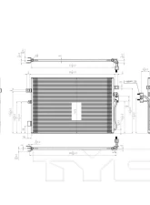TYC Genera A/C Condenser Dodge Journey 2011-2020                                     - 4104 - Image 2