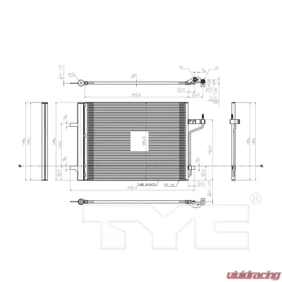 TYC Genera A/C Condenser Ford Escape 2013-2019 - 4106