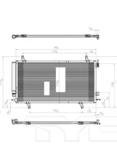 TYC Genera A/C Condenser Chevrolet                                     - 4119 - Image 3