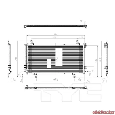 TYC Genera A/C Condenser Chevrolet - 4119