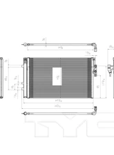 TYC Genera A/C Condenser BMW                                     - 4127 - Image 2