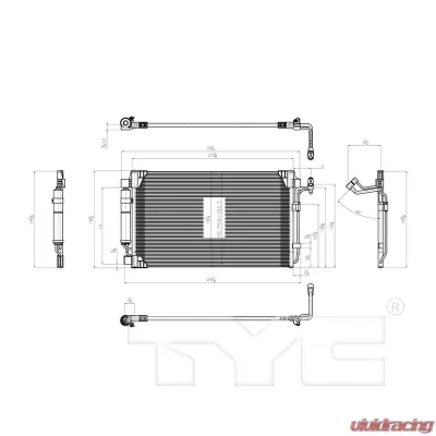 TYC Genera A/C Condenser Nissan - 4128