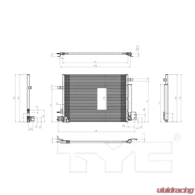 TYC Genera A/C Condenser Cadillac - 4222