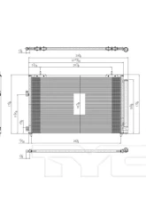 TYC Genera A/C Condenser Toyota Rav4 2013-2018                                     - 4232 - Image 3