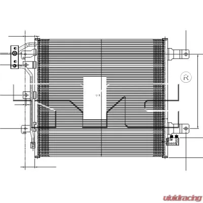 TYC Genera A/C Condenser Jeep Wrangler 2012-2018 3.6L V6 - 4239
