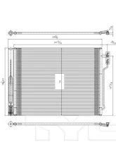 TYC Genera A/C Condenser BMW 528i 2012-2016                                     - 4242 - Image 2