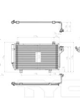 TYC Genera A/C Condenser Mazda                                     - 4243 - Image 2
