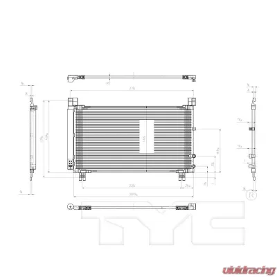 TYC Genera A/C Condenser Lexus 2014-2015 - 4254