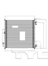 TYC Genera A/C Condenser Land Rover                                     - 4433 - Image 4