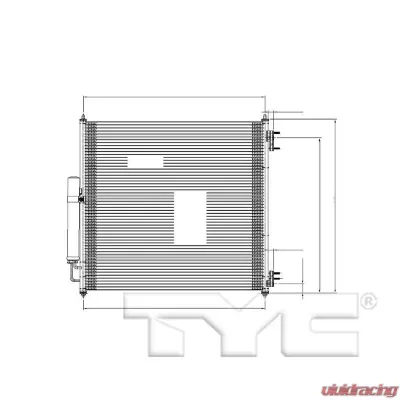 TYC Genera A/C Condenser Land Rover - 4433