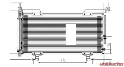 TYC Genera A/C Condenser Subaru 2015-2019 - 4454