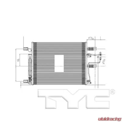 TYC Genera A/C Condenser Ram 2014-2018 - 4765