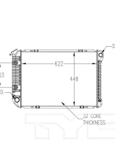 TYC Genera Radiator Assembly Ford                                     - 556 - Image 3