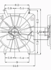 TYC Genera Engine Cooling Fan Assembly Honda Accord Left 1998-2002 2.3L 4-Cyl                                     - 600060 - Image 3