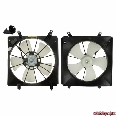 TYC Genera Engine Cooling Fan Assembly Honda Accord Left 1998-2002 2.3L 4-Cyl - 600060