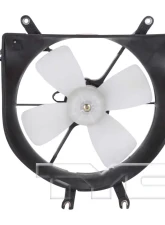 TYC Genera Engine Cooling Fan Assembly Honda Civic 1999-2000 1.6L 4-Cyl                                     - 600080 - Image 3