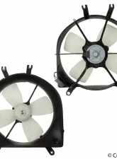 TYC Genera Engine Cooling Fan Assembly Honda Civic 1999-2000 1.6L 4-Cyl                                     - 600080 - Image 5