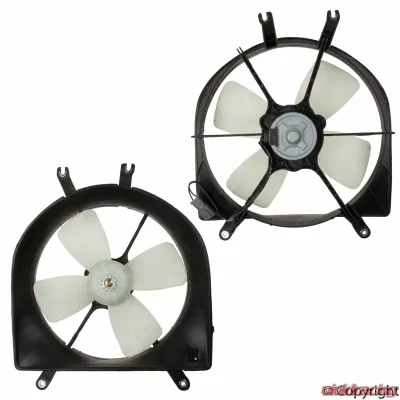 TYC Genera Engine Cooling Fan Assembly Honda Civic 1999-2000 1.6L 4-Cyl - 600080