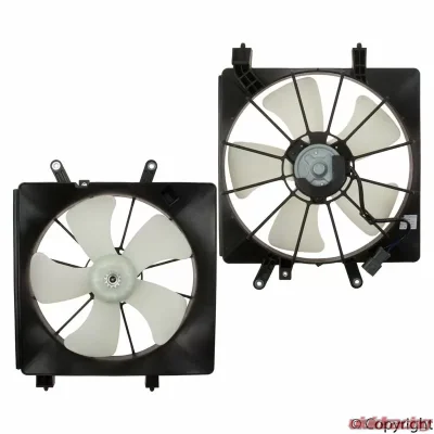 TYC Genera Engine Cooling Fan Assembly Honda Civic Right 2001-2005 1.7L 4-Cyl - 600380