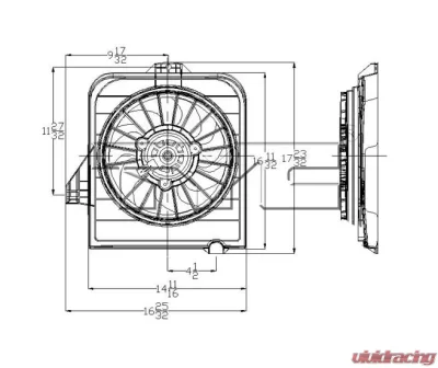 TYC Genera Engine Cooling Fan Assembly - 600390T