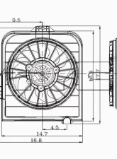 TYC Genera Engine Cooling Fan Assembly Left                                     - 600390 - Image 2