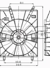 TYC Genera Engine Cooling Fan Assembly Toyota Sienna 1998-2003                                     - 600470 - Image 2