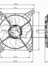 TYC Genera Engine Cooling Fan Assembly                                     - 600700 - Image 2