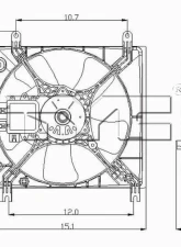 TYC Genera Engine Cooling Fan Assembly                                     - 600810 - Image 2