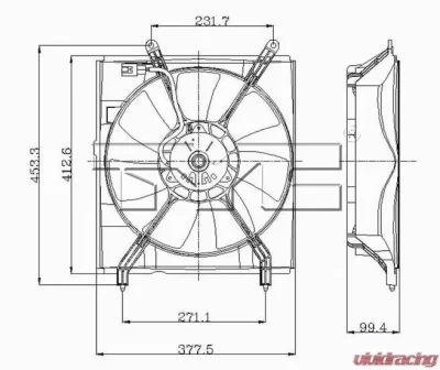 TYC Genera Engine Cooling Fan Assembly - 600870