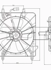 TYC Genera Engine Cooling Fan Assembly Acura TSX 2004-2008                                     - 600940 - Image 4