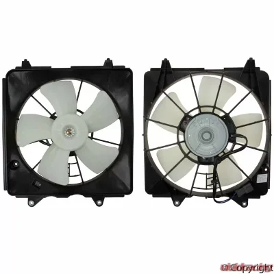 TYC Genera Engine Cooling Fan Assembly Honda Civic Left 2006-2011 1.8L 4-Cyl Automatic - 600970