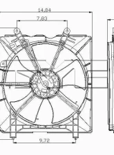 TYC Genera Engine Cooling Fan Assembly Honda Civic Left 2006-2011 1.8L 4-Cyl Manual                                     - 600980 - Image 4